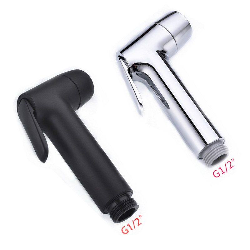 Home Depot Bathroom Vanities - WC-Bidet-Spritzpistole, zwei Funktionen, ABS-Kunststoff, Chrom/Schwarz/Bürstet-Nickel-Bidet, Shattaf-Spray,