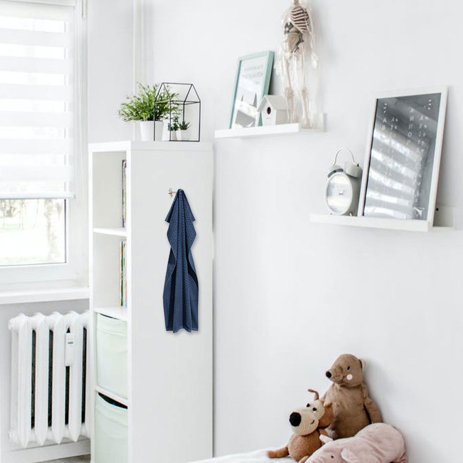 Home Bathroom Design - 6 Stück Metallhaken aus Edelstahl, modernes