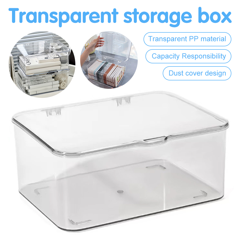 Home Essentials Bathroom Rack - Transparenter Acryl-Handyorganizer mit Deckel - Vielseitiger