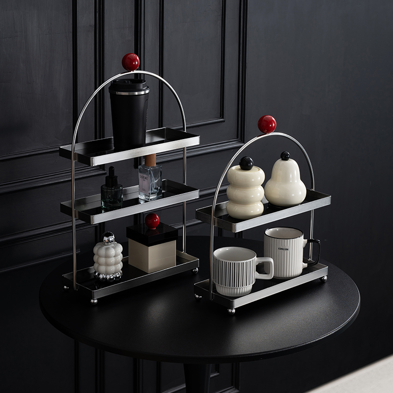 Home Essentials Bathroom Rack - Arch Desktop-Organizer, Tassen- und Kaffeetassenhalter, Badezimmer-Aufbewahrungsregal,