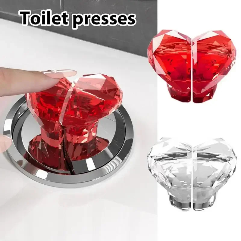 Home Depot Bathroom Vanities - Herzform Toilettenspülknopf Liebe Toilette Presser Badezimmer