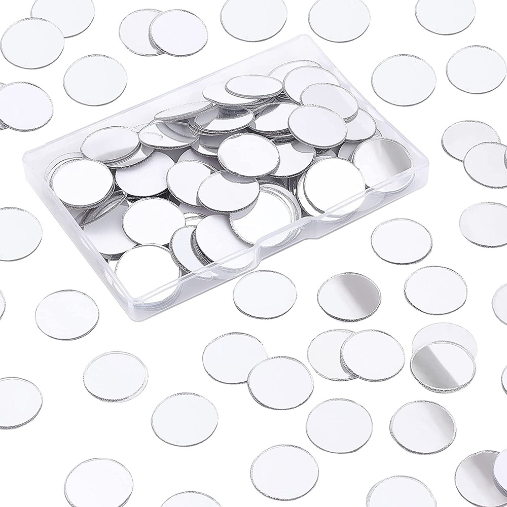 Home Bathroom Glass - 500PCS Runde Mini Mosaik Fliesen Glas