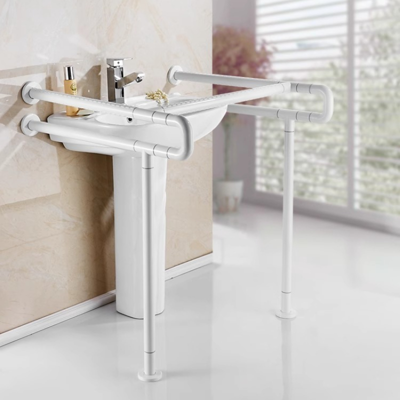 Home Bathroom Grab Bar - Badezimmer-Sicherheitsgeländer Toiletten-Stützrahmen Rutschfester Haltegriff Hochbelastbarer Stützgriff