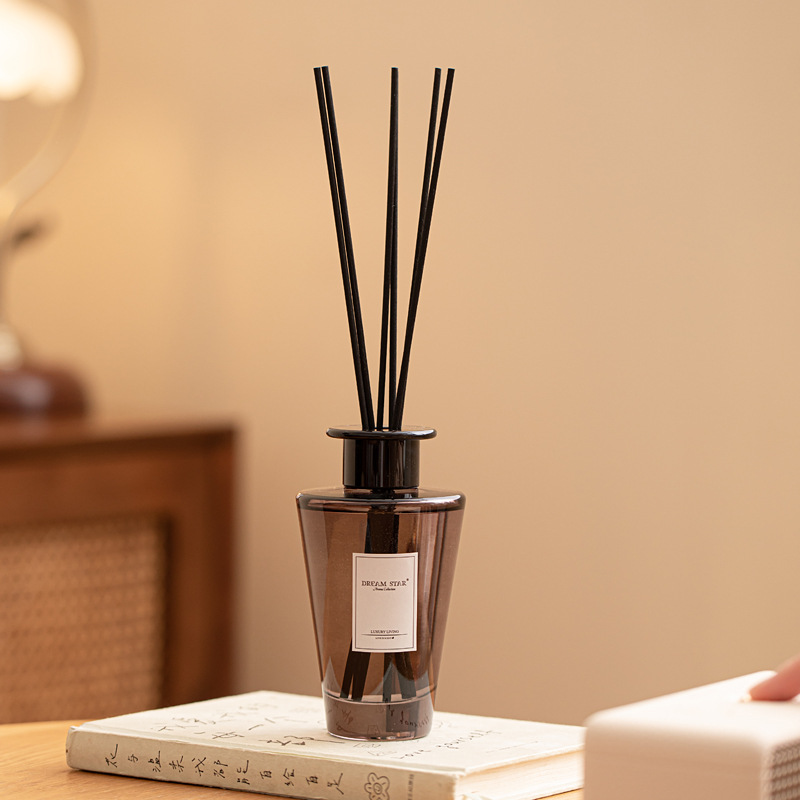 Home Bathroom Glass - Reed-Diffusor-Set – Enthält Duftstäbchen, Duftöl und