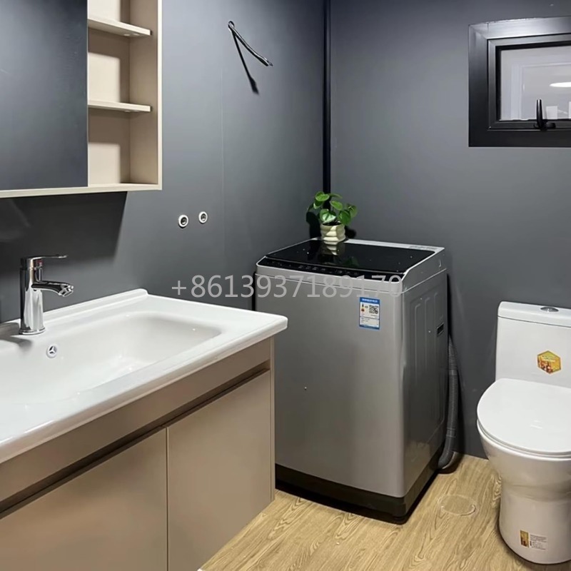 Home Bathroom Layout - Erweiterbares mobiles kleines Zuhause, vorgefertigtes Containerhaus
