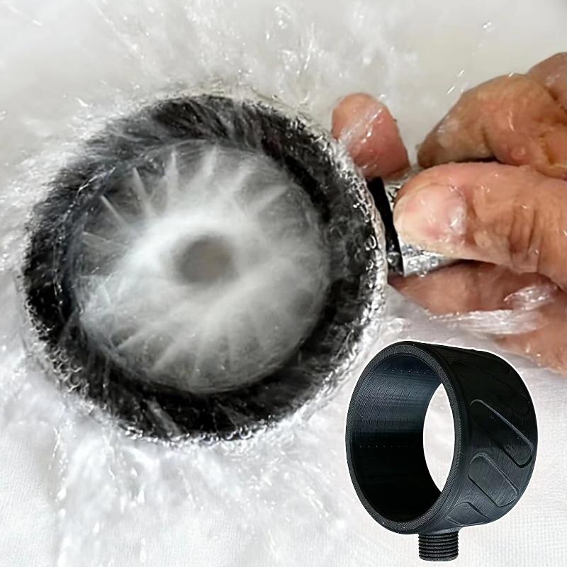 Home Bathroom Design - 1 Stück Herren-Duschdüse mit Spiraldesign, Hochdruck-Duschkopf
