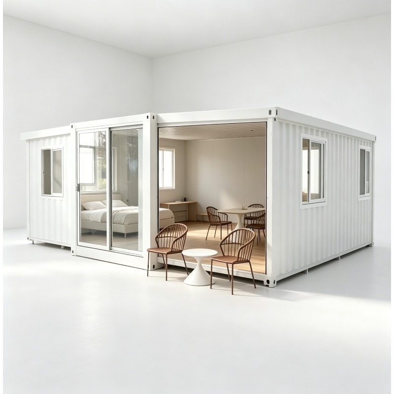 Tiny Home Bathroom Kitchen - 40ft Erweiterbares Containerhaus Vorgefertigtes Heim mit