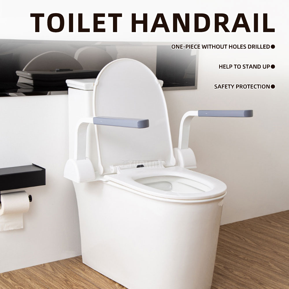 Home Bathroom Grab Bar - Toiletten-Sicherheitsgriff für Senioren und Behinderte Bohrfreier