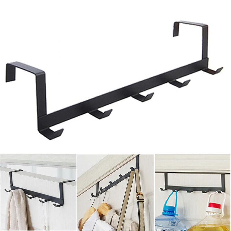 Haken über der Tür, 5-Haken, f – Tiny Home Bathroom Kitchen Bewertung und Preis
