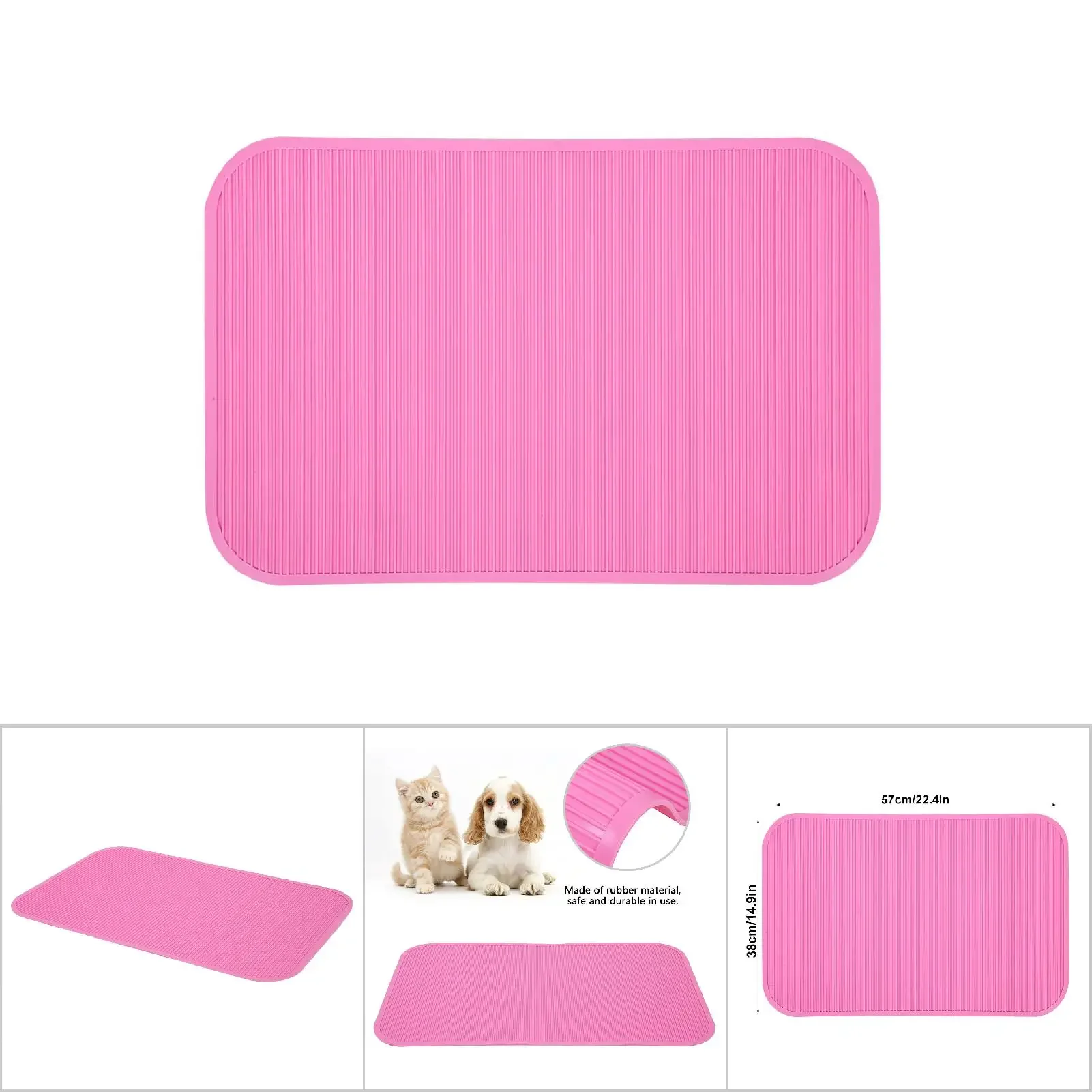 Rutsch feste Gummi-Haustier ma – Non Slip Bath Mat Bewertung und Preis