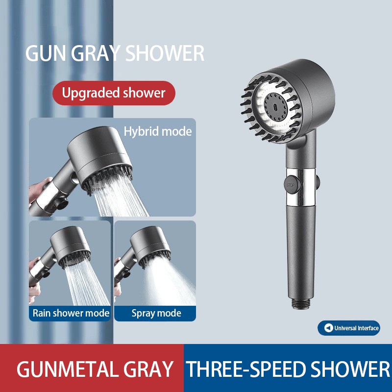 Hochdruck-Duschkopf, 3-Modus,  – Home Bathroom Taps Bewertung und Preis
