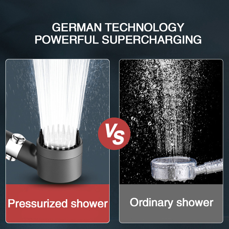 Hochdruck-Duschkopf, 3-Modus,  – Home Bathroom Taps Bewertung und Preis
