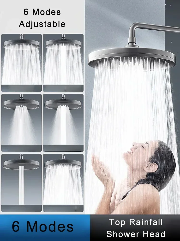 Neuer Duschkopf mit 6 Modi, gr – Home Bathroom Taps Bewertung und Preis