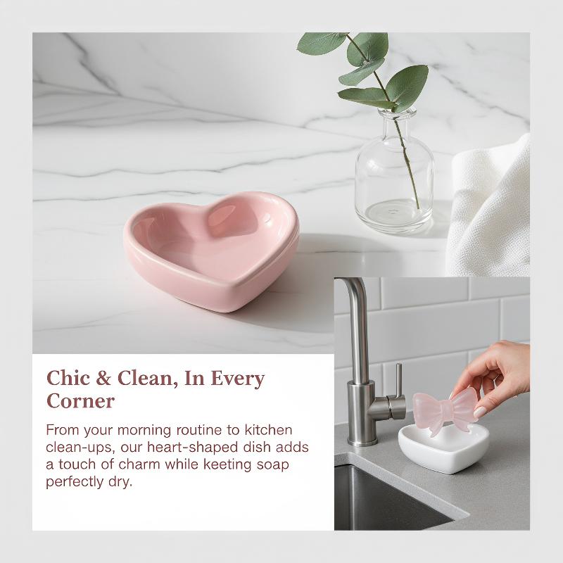 Niedliche, herzförmige Keramik – Home Bathroom Vanity Bewertung und Preis