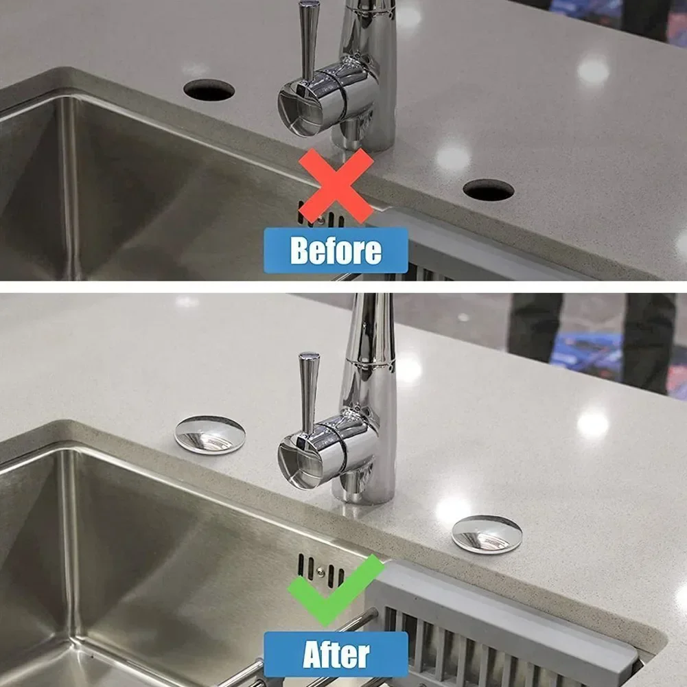 Küche Waschbecken Loch Abdecku – Home Bathroom Taps Bewertung und Preis