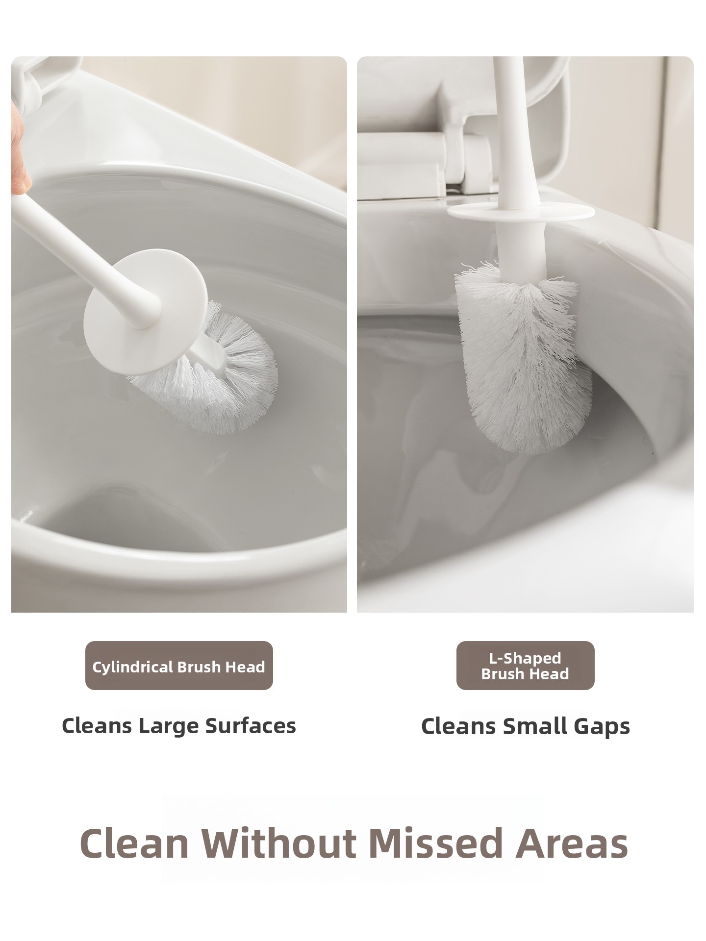 Eck-Toilettenbürste Wandmontie – Home Needs Bathroom Cleaning Bewertung und Preis