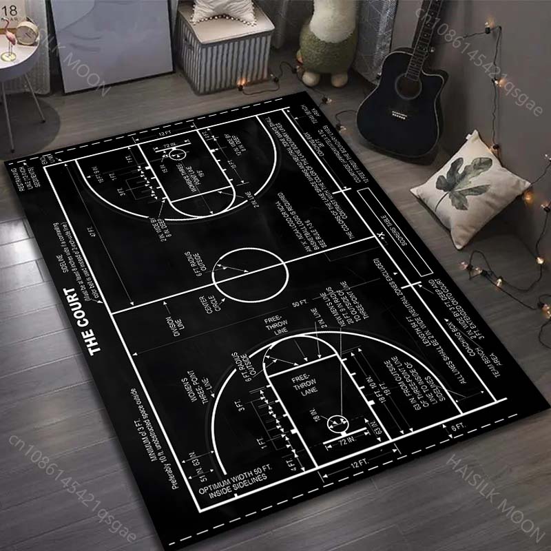 Basketballplatz-Teppich in ver – Home Bathroom Layout Bewertung und Preis