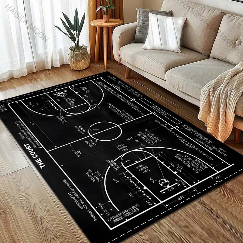 Basketballplatz-Teppich in ver – Home Bathroom Layout Bewertung und Preis