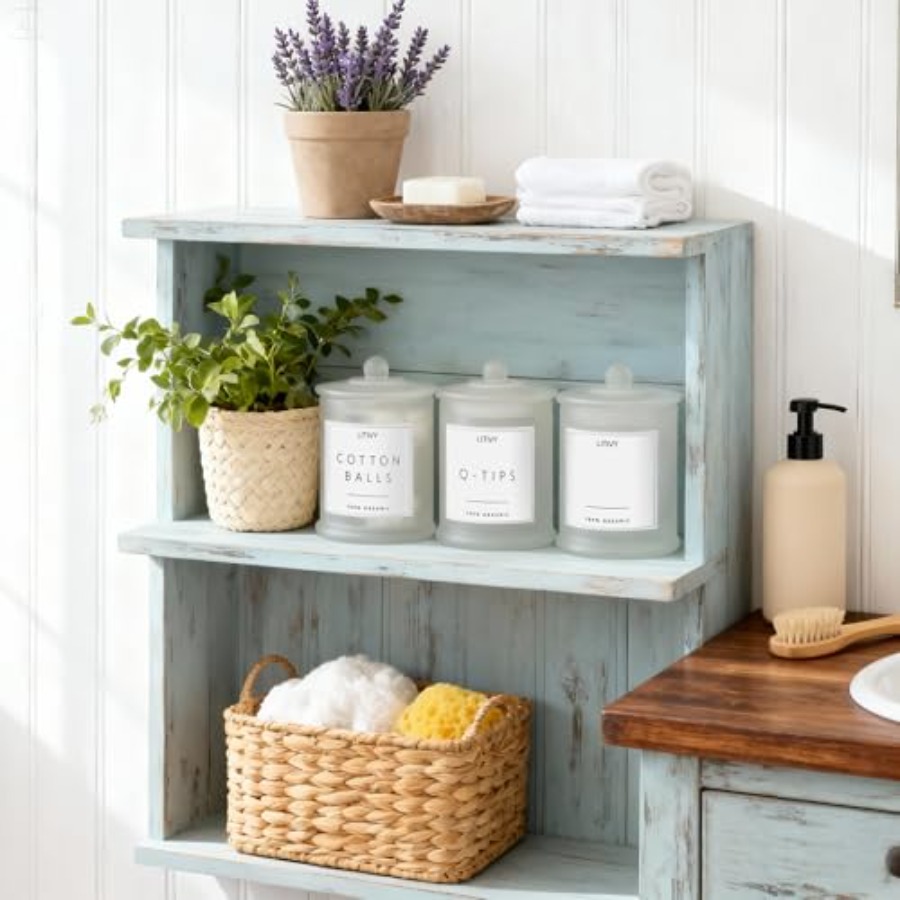 4er-Pack Badezimmer-Organizer  – Home Bathroom Glass Bewertung und Preis