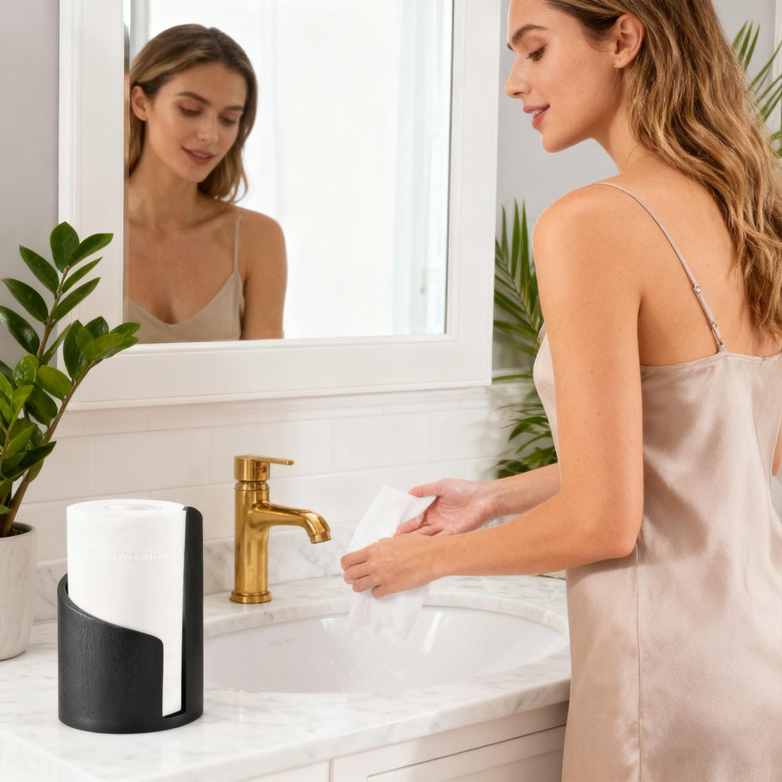 Holz Papier Handtuch Halter Ba – Home Bathroom Towel Dispenser Bewertung und Preis