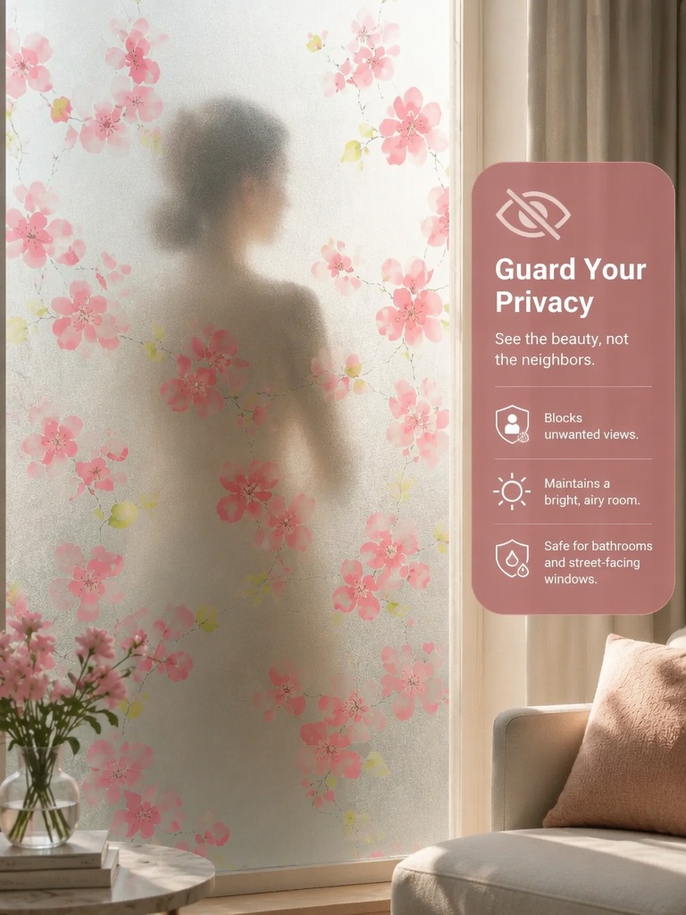 Milchige Sichtschutzfolie für  – Home Bathroom Glass Bewertung und Preis