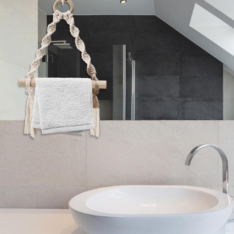 Hand gewebte hölzerne Toilette – Home Bathroom Towel Dispenser Bewertung und Preis