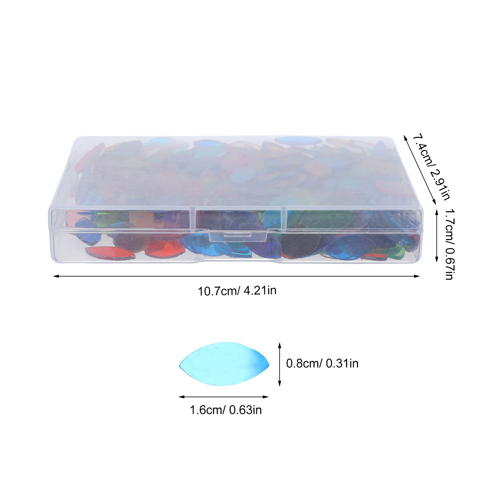 443 Stück Blattförmige Glasmos – Home Bathroom Glass Bewertung und Preis
