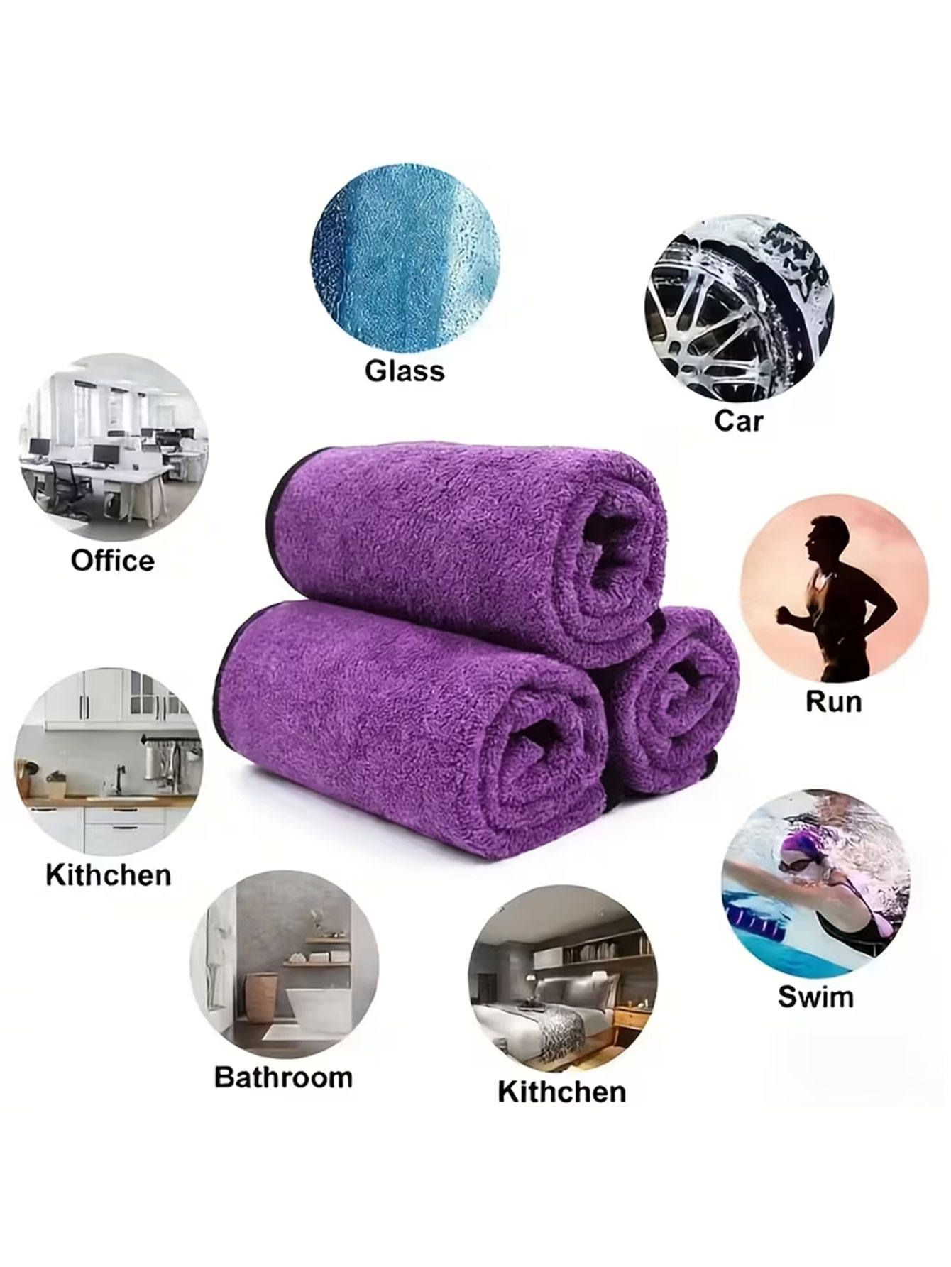 10er-Pack Doppelseitige Korall – Home Bathroom Glass Bewertung und Preis