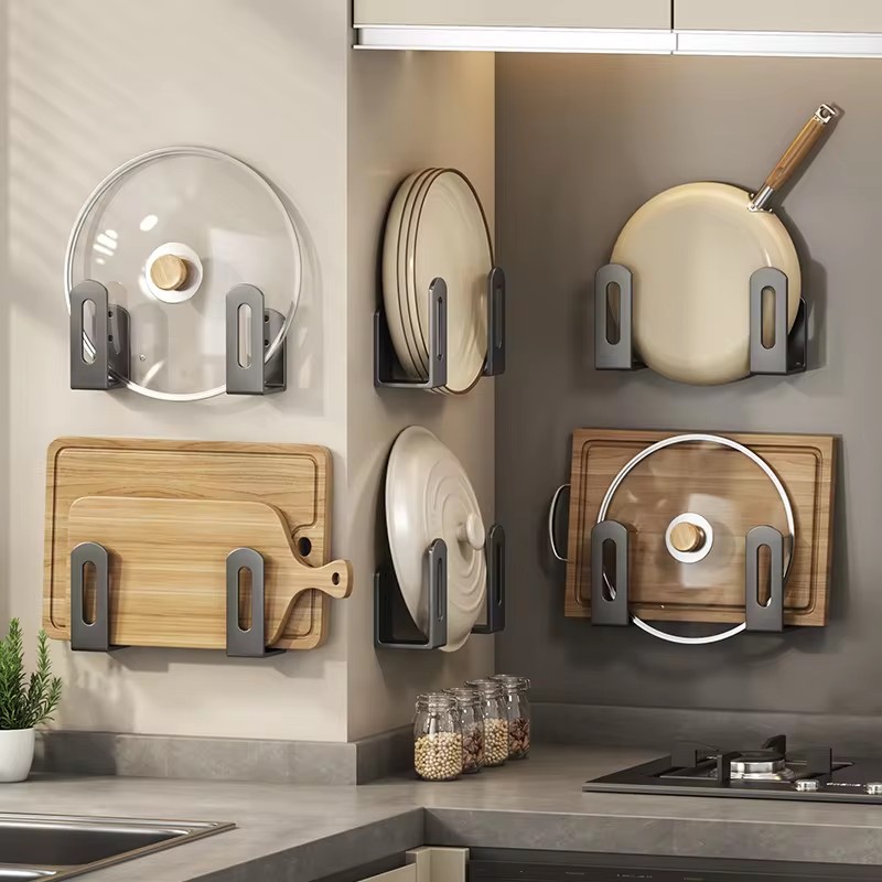 2 teile/satz Topf Deckel Rack  – Tiny Home Bathroom Kitchen Bewertung und Preis