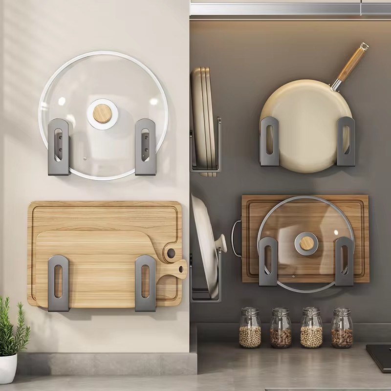 2 teile/satz Topf Deckel Rack  – Tiny Home Bathroom Kitchen Bewertung und Preis