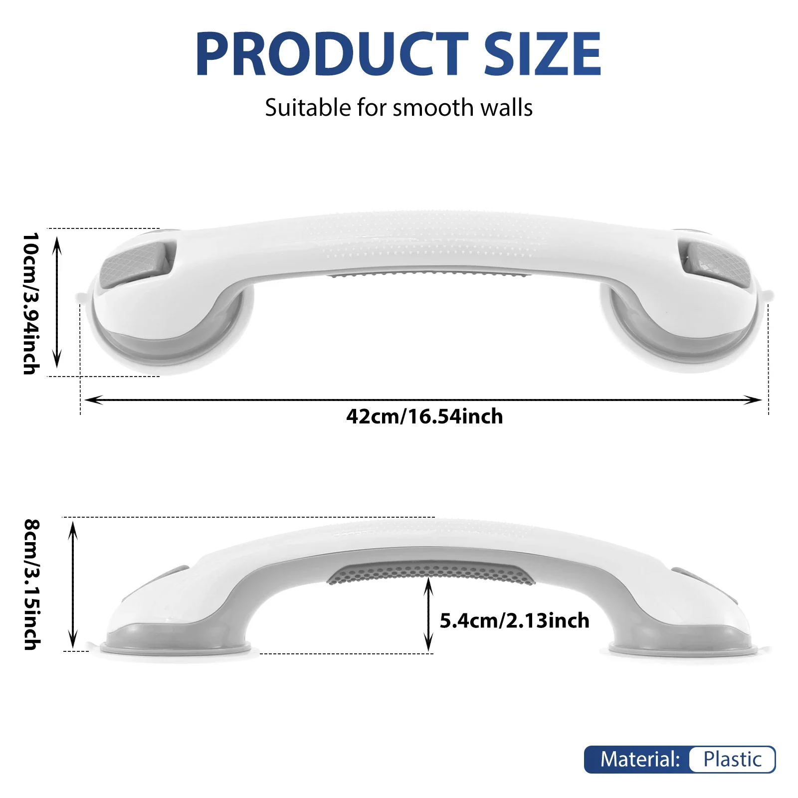 2Pcs Dusche Haltegriff Rutschf – Home Bathroom Grab Bar Bewertung und Preis