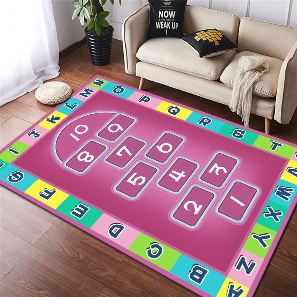 Cartoon-Hopscotch-Zahlenmuster – Home Bathroom Layout Bewertung und Preis