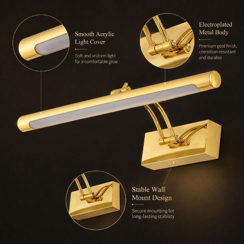 40cm 55cm 70cm Vintage LED-Spi – Home Bathroom Vanity Bewertung und Preis