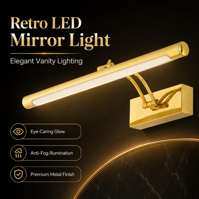 40cm 55cm 70cm Vintage LED-Spi – Home Bathroom Vanity Bewertung und Preis