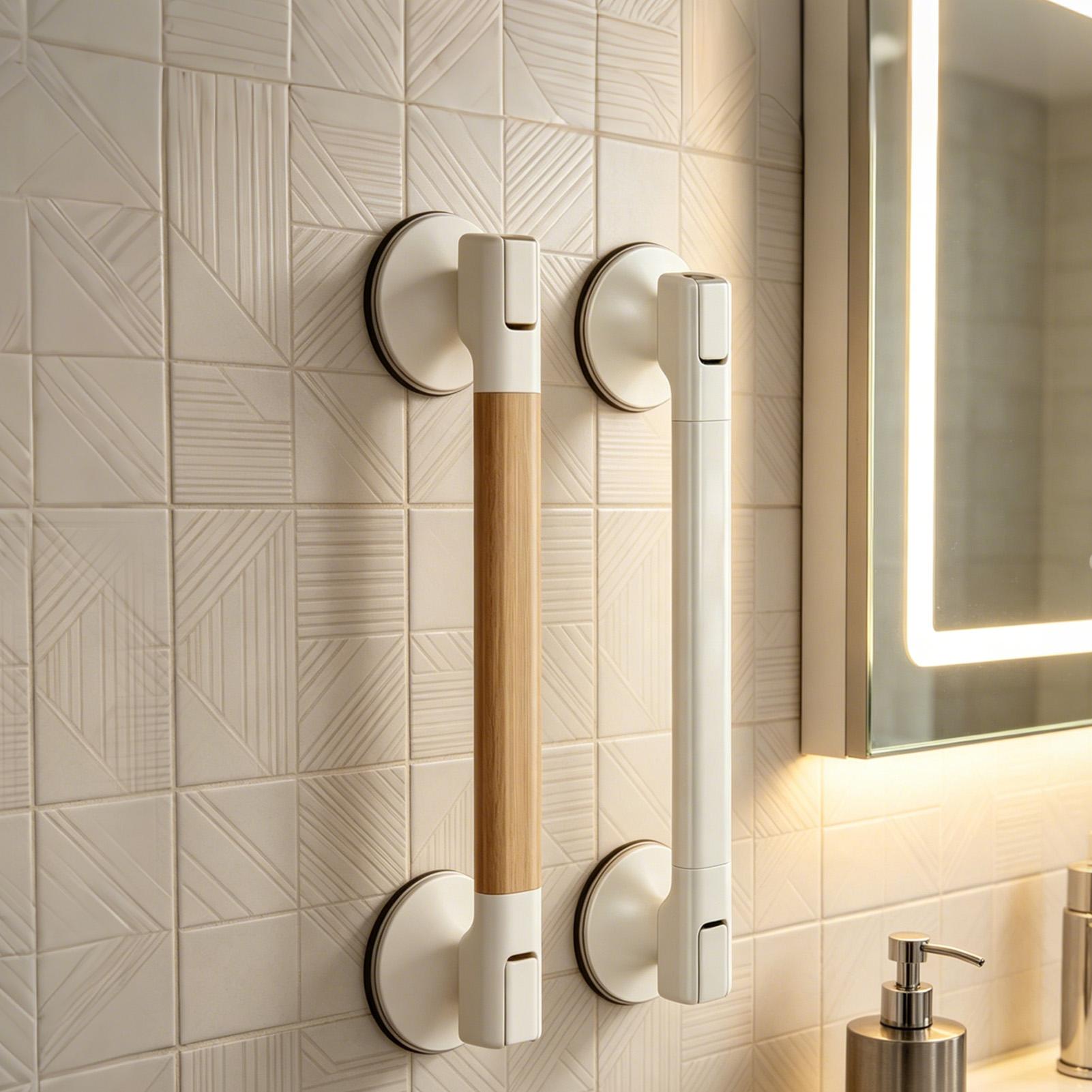 Duschgriff mit Saugnapf, Badeg – Home Bathroom Grab Bar Bewertung und Preis