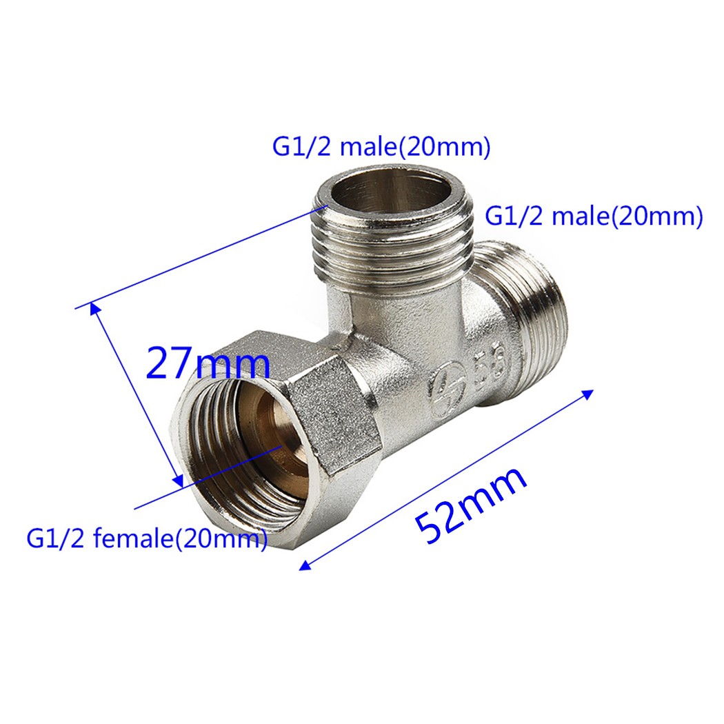 G1/2 & 3 Wege T-Adapter Kupfer – Home Depot Bathroom Vanities Bewertung und Preis