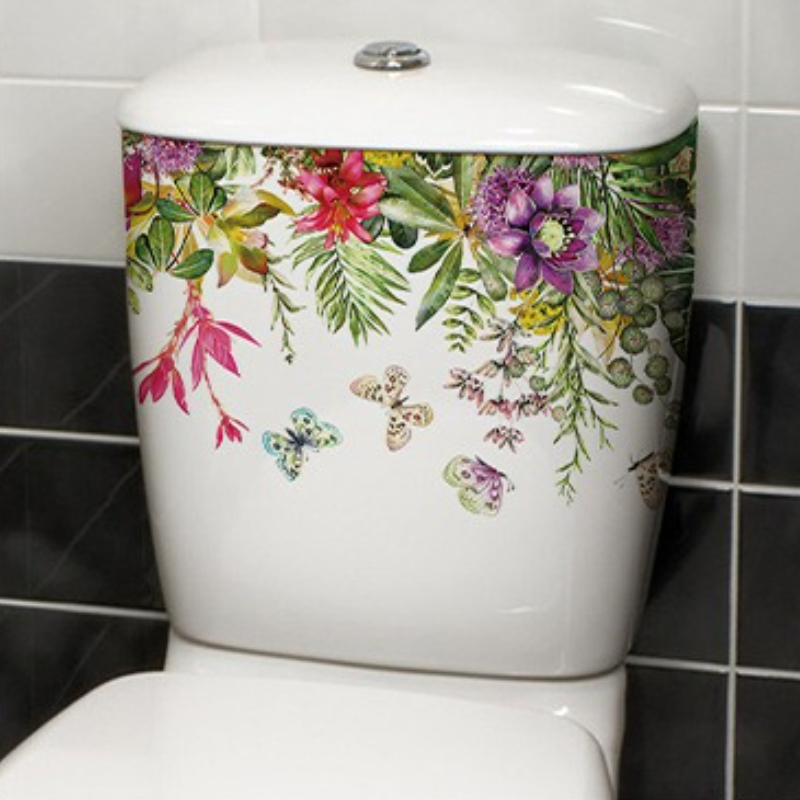 Lebendiger Frühlings-Schmetter – Home Bathroom Layout Bewertung und Preis