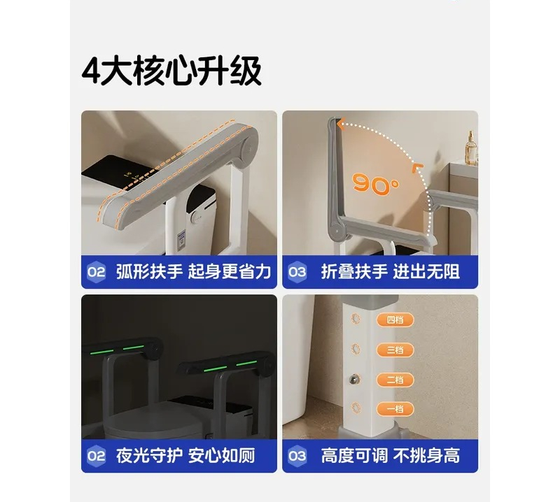 Toiletten-Armstütze, Badezimme – Home Bathroom Grab Bar Bewertung und Preis
