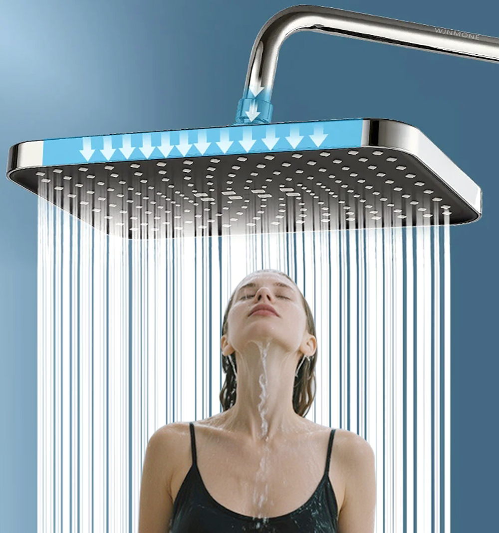 14 zoll Regen Dusche Kopf Hand – Home Bathroom Taps Bewertung und Preis